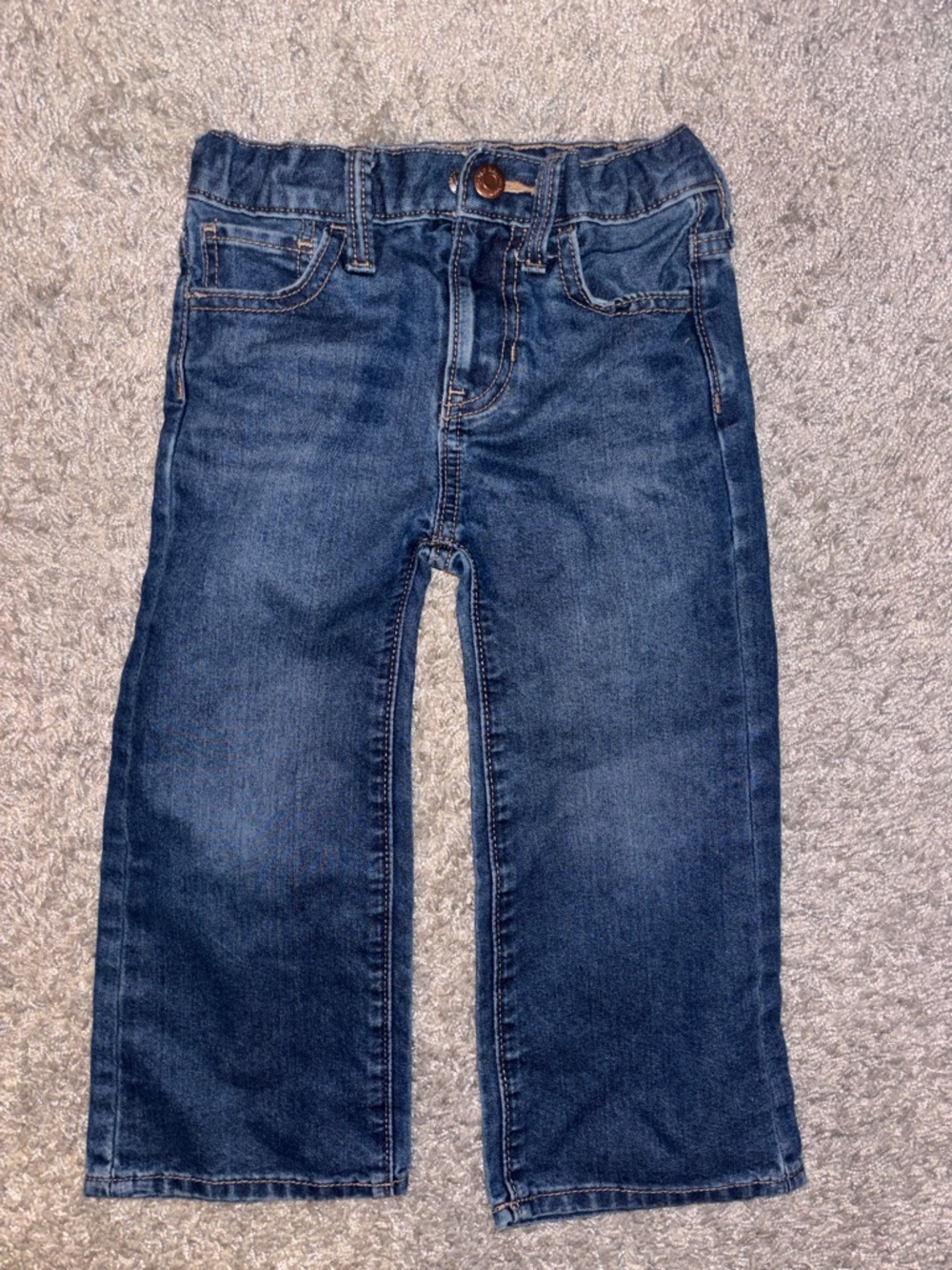 Old Navy Boys Blue Denim Jeans - Straight Leg